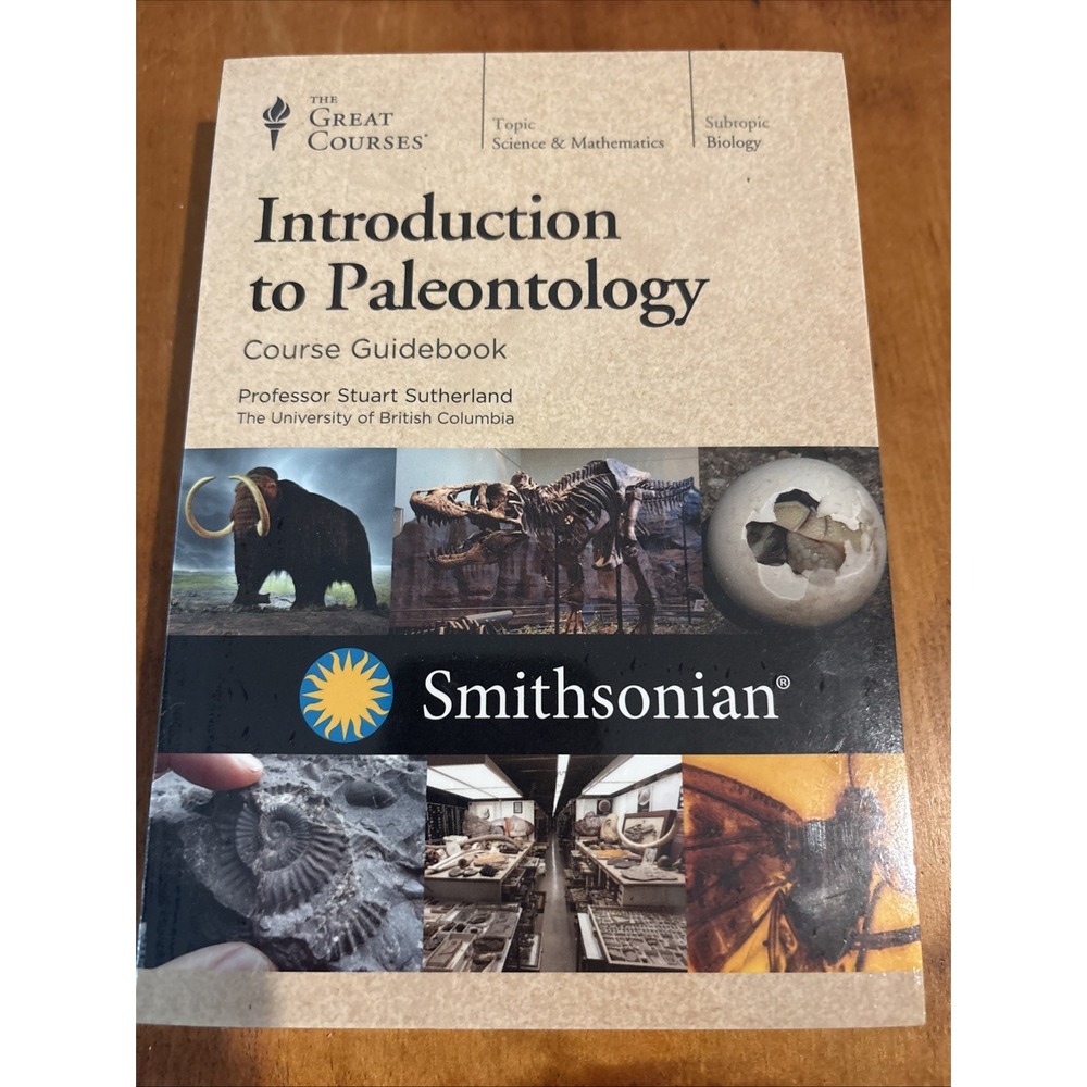 The Great Courses Intro to Paleontology DVD Set OS 2016 Smithsonian Sealed